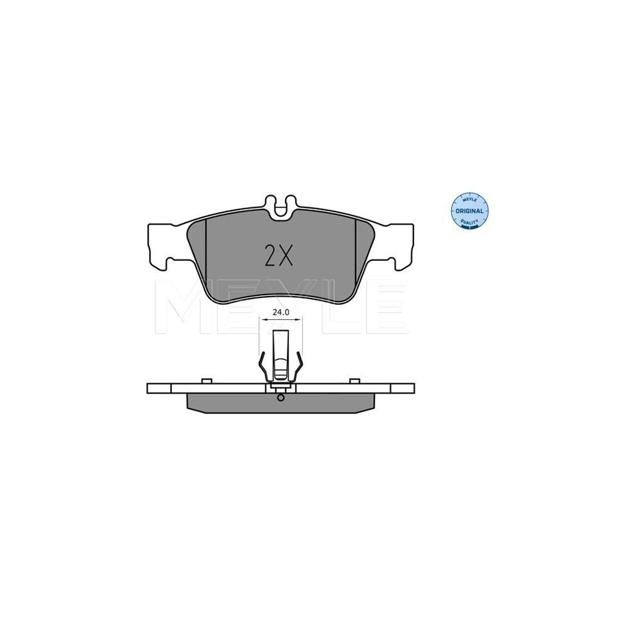 Meyle 025 233 3516 Brake Pad Set