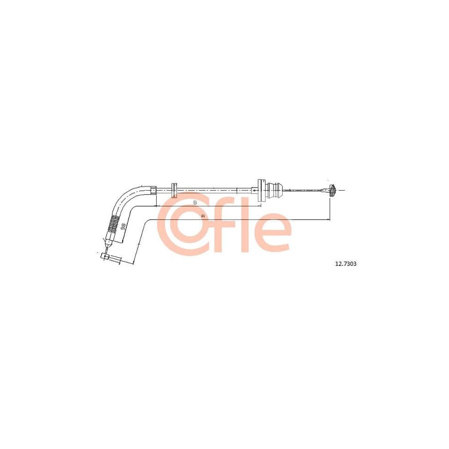 COFLE 12.7303 Throttle Cable | ML Performance UK Car Parts