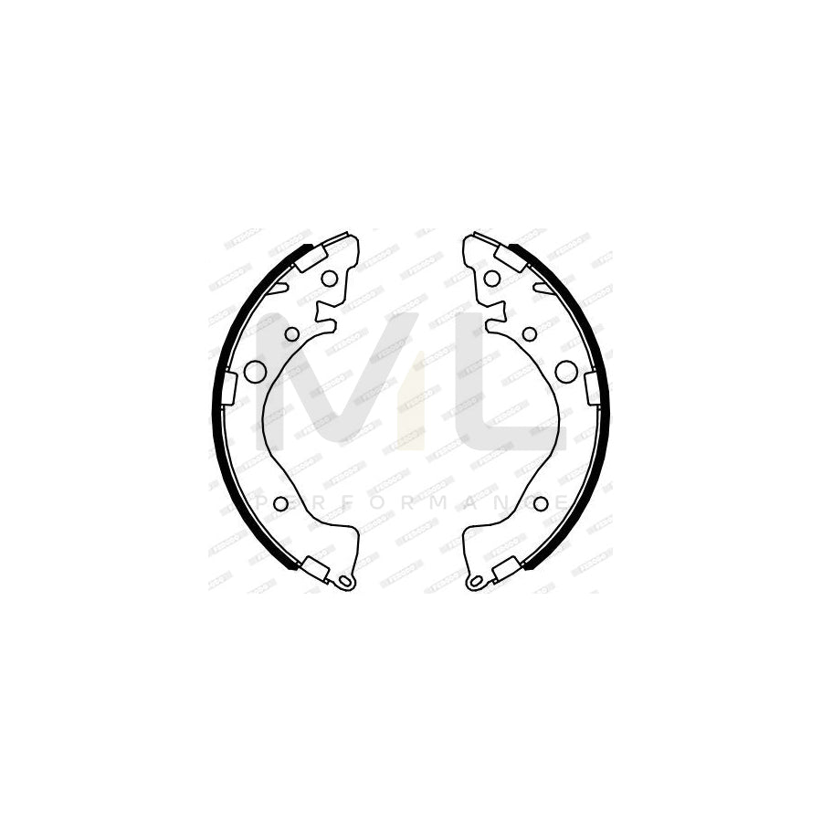 FERODO PREMIER FSB4081 Brake Shoe Set | ML Performance Car Parts