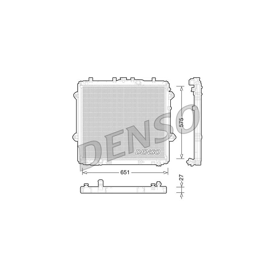 Denso DRM50060 Drm50060 Engine Radiator For Toyota Land Cruiser Prado 150 (J150) | ML Performance UK