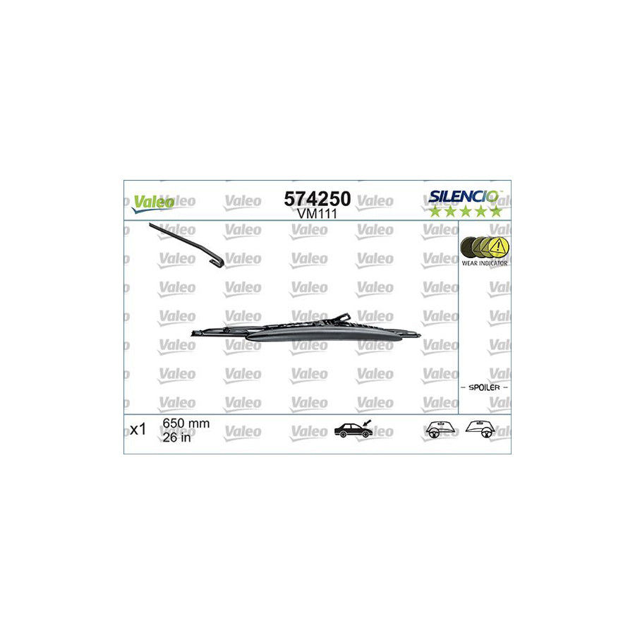 Valeo 574250 Wiper Blade | ML Performance UK Car Parts