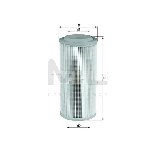 MAHLE ORIGINAL LX 1595 Air Filter for AUDI A2 (8Z0) Filter Insert | ML Performance Car Parts