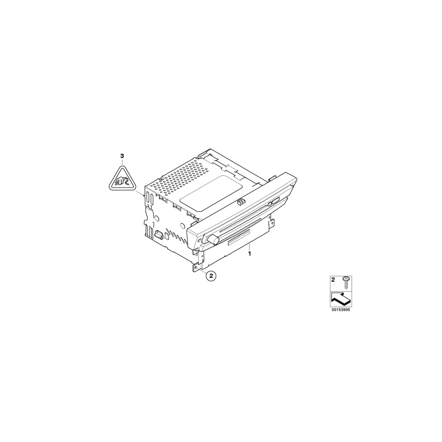Genuine BMW 61138387216 E64 E63 E60 Envelope F Optical Waveguide 2POL./GRAU (Inc. 528i, M5 & 530d) | ML Performance UK
