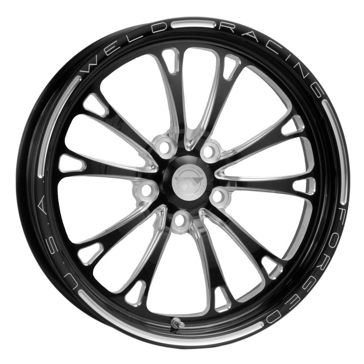 Weld 84B-1704204 V-Series Frontrunner Wheel 17x4.5 5x4.5 ET-13 BS2.25 Black