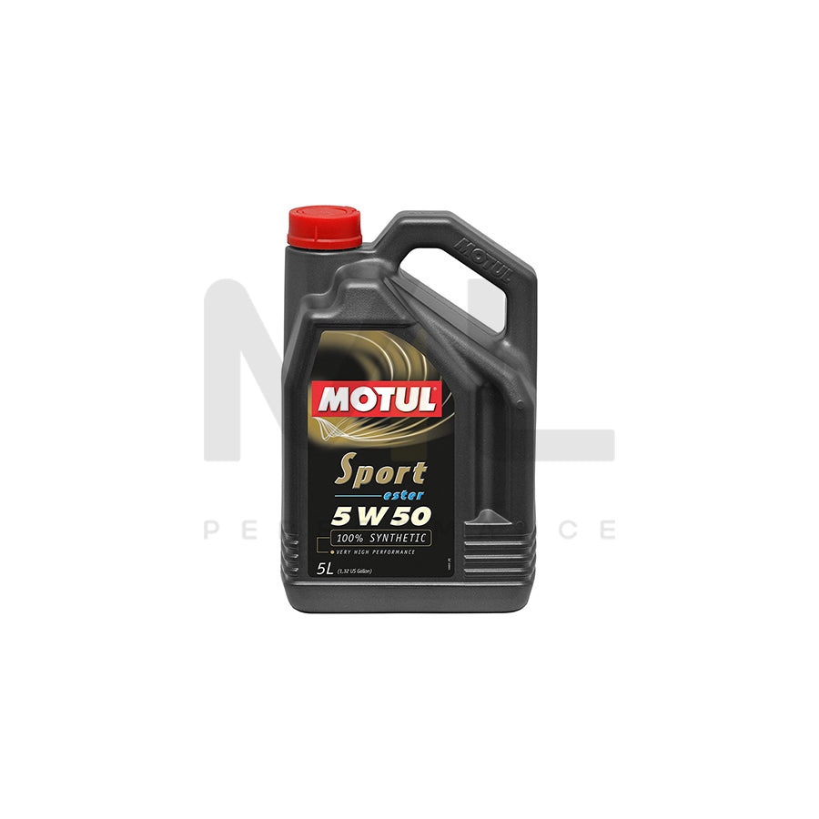 Motul Sport 5w-50 Ester Fully Synthetic Car Engine Oil 5l | Engine Oil | ML Car Parts UK | ML Performance