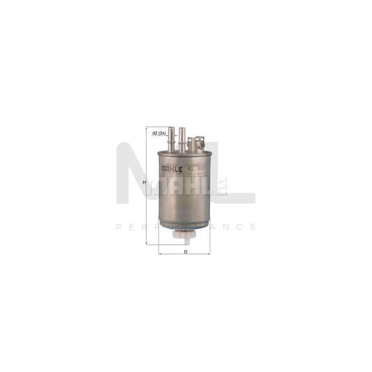 MAHLE ORIGINAL KL 483 Fuel filter In-Line Filter | ML Performance Car Parts