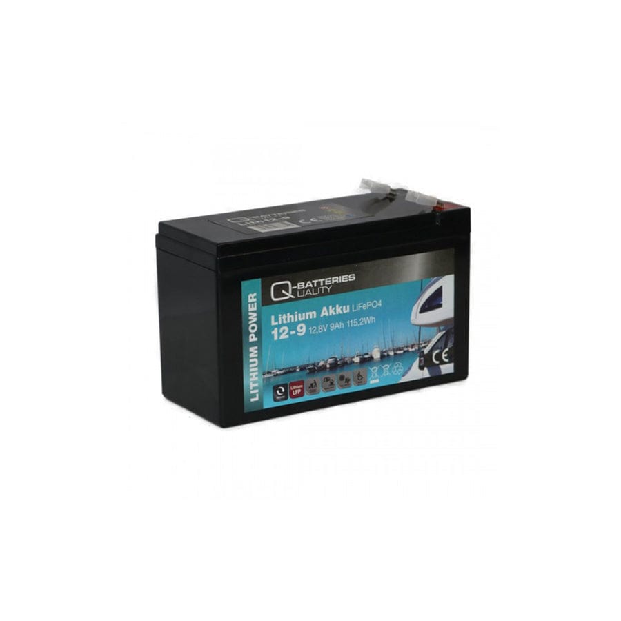 Q-Batteries Lithium Akku 129 12.8V 9Ah 115.2Wh LiFePO4 | ML Performance UK Car Parts