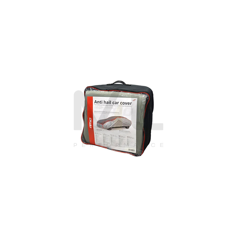 AMiO 02511 Car cover L 180x480 cm, Grey | ML Performance Car Parts