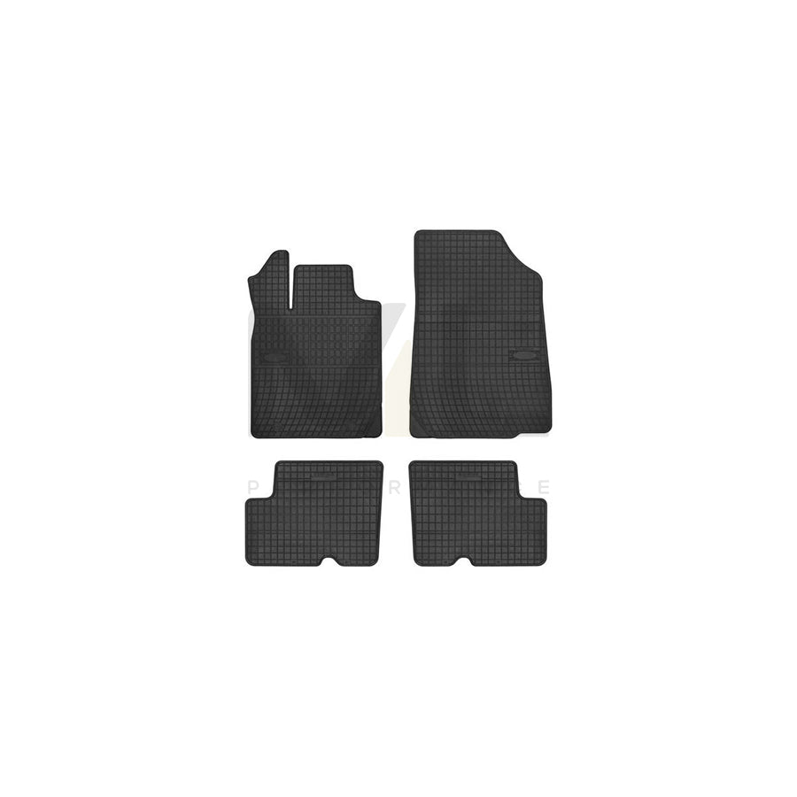 FROGUM Tailored 0331 Floor mat set Elastomer, Front and Rear, Quantity: 4, Black | ML Performance Car Parts