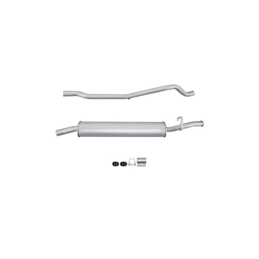 Hella 8LD 366 028-641 Rear Silencer For Fiat Tempra Saloon (159)