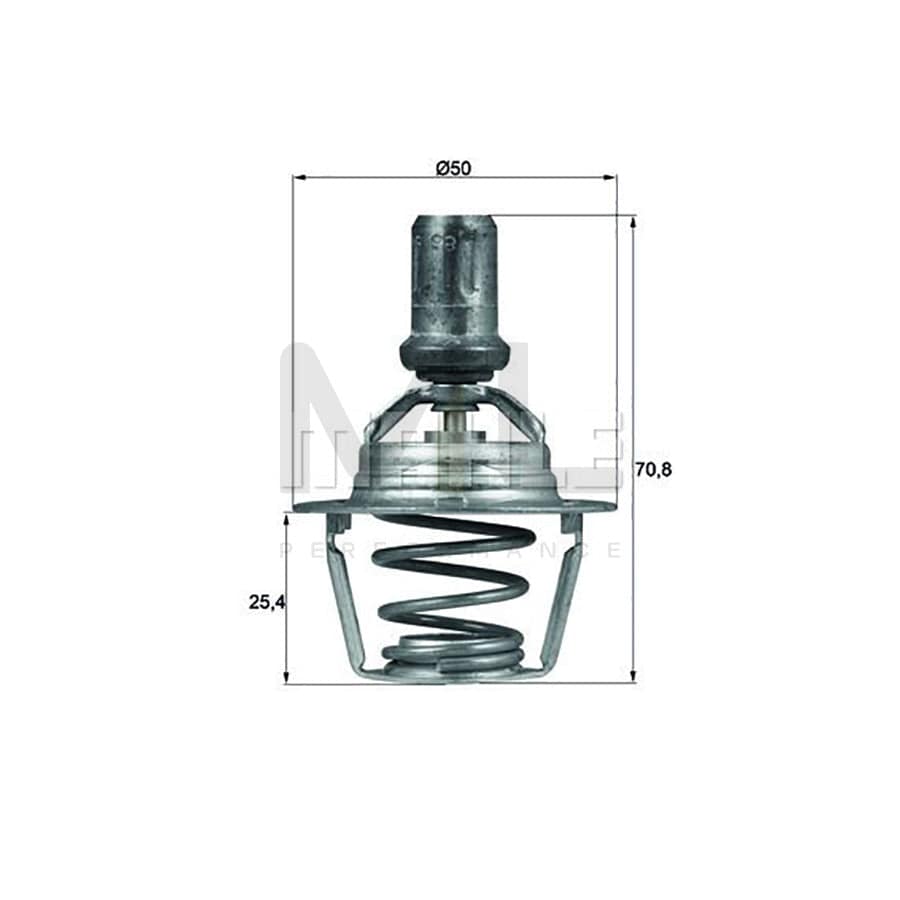 MAHLE ORIGINAL TX 82 80D Engine thermostat Opening Temperature: 80��C, with seal | ML Performance Car Parts