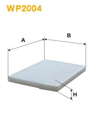 WIX Filters WP2004 Pollen Filter For Renault Koleos I (Hy)