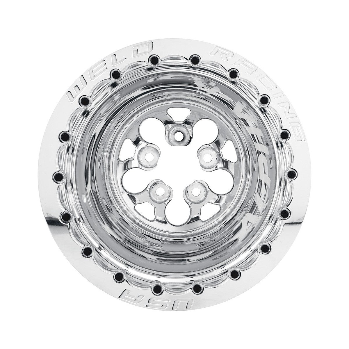 Weld 83P-515278CPS Alpha-1 Wheel 15x15 5x4.75 ET-102 BS4 Polished Center - Polished Shell