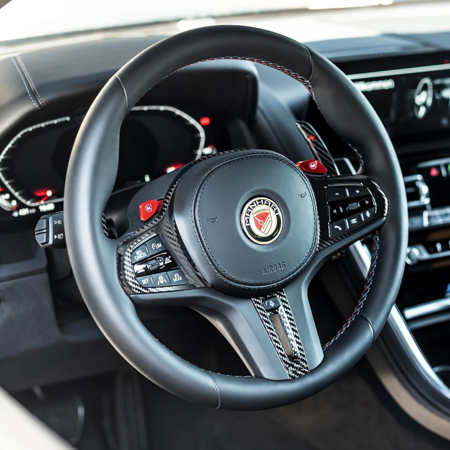 MANHART MHLSP1220_M850i CARBON STEERING WHEEL SPOKES FOR BMW G1X M850I