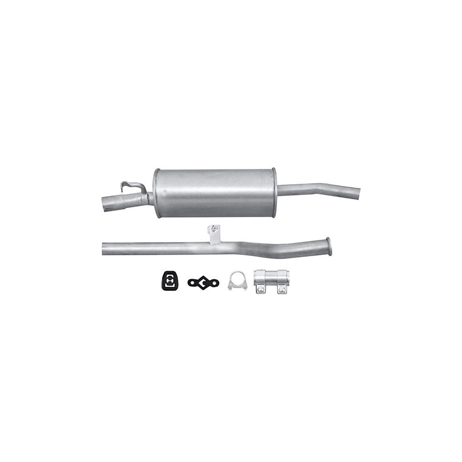 Hella 8LD 366 028-951 Rear Silencer For Fiat Panda I Hatchback (141)