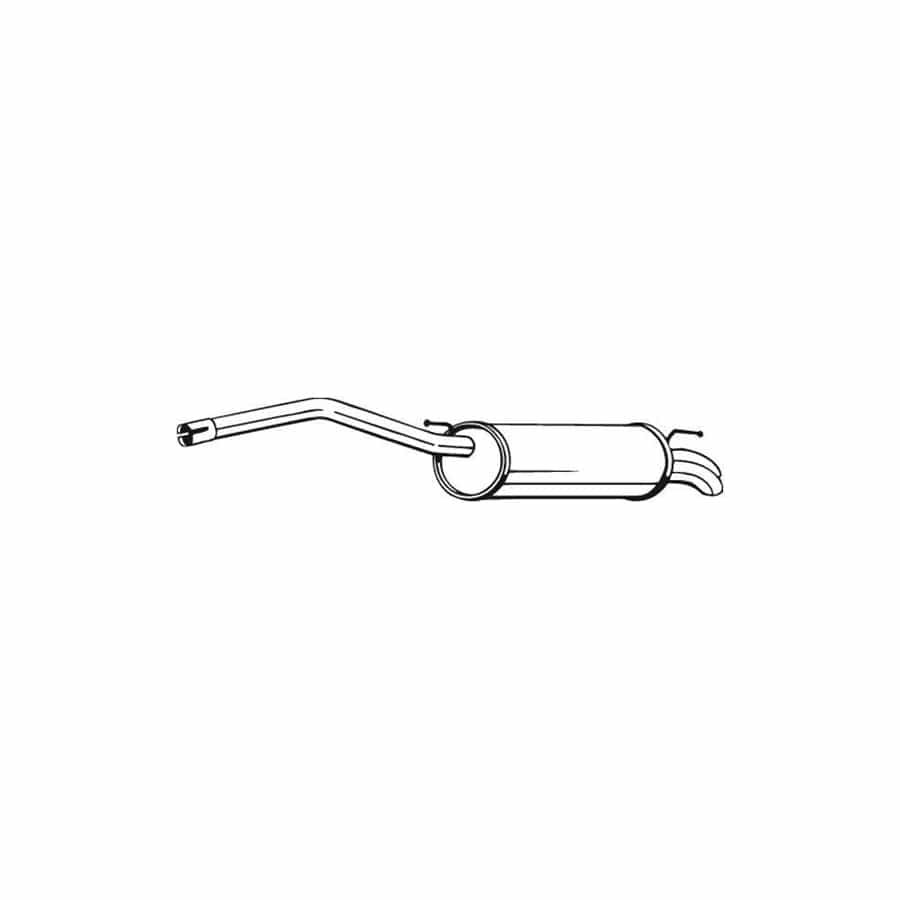 Bosal 233-087 Rear Silencer For Vw Caddy