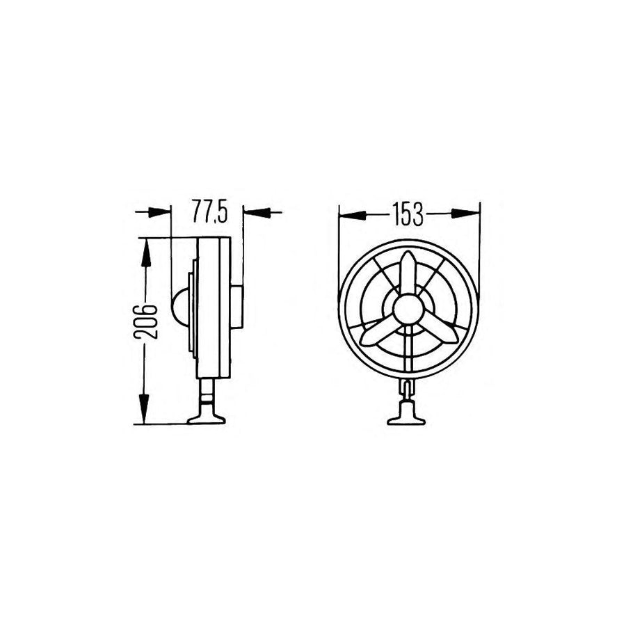 Hella 8EV 006 239-001 Interior Blower