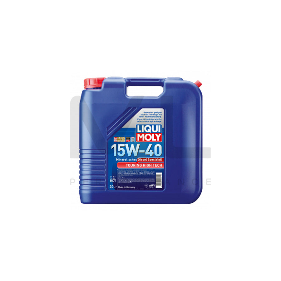 Liqui Moly Touring High Tech Diesel Special Oil 15W 40 20l
