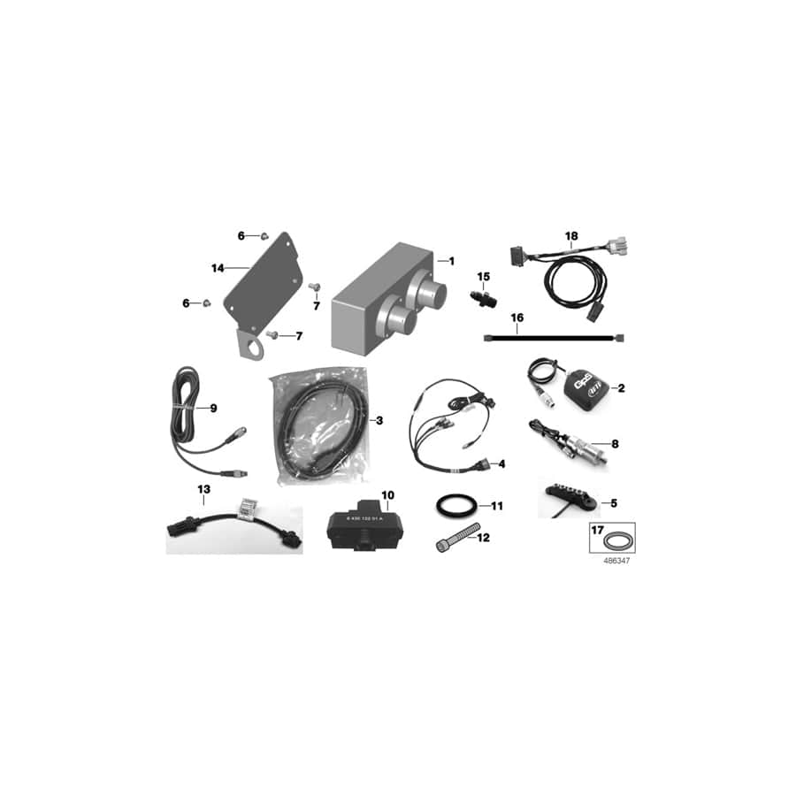 Genuine BMW 81308327254 BMW Extension Cable Fia Sensor FIA SENSOR (Inc. & M235i Racing) | ML Performance UK Car Parts