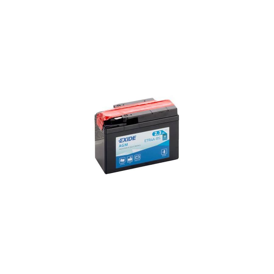 Exide ETR4ABS Motorcycle Battery 12V 2.3AH 35A | ML Performance UK Car Parts