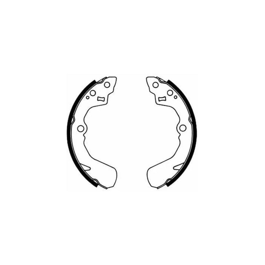 ABE C06012ABE Brake Shoe Set