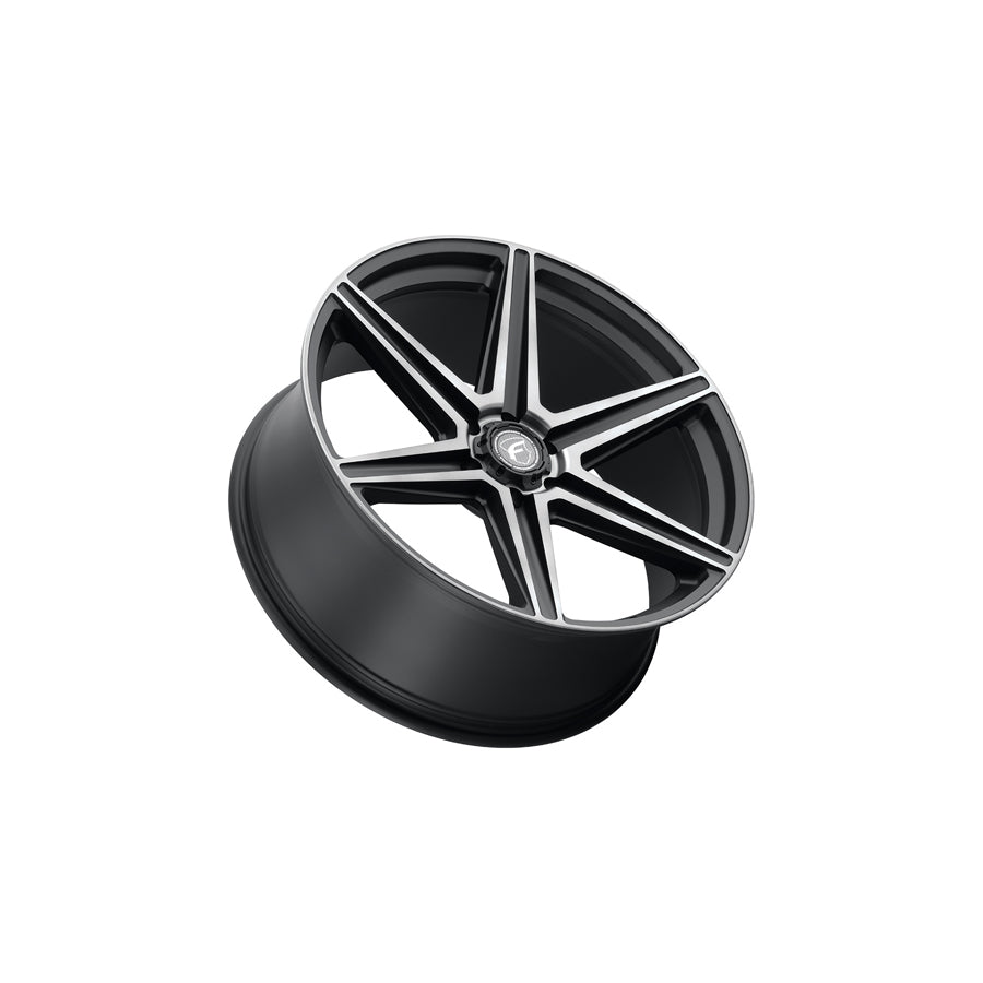 Forgestar F01240089P25 24x10 X6 Standard 6x135 ET25 BS6.5 Satin Black Machined - Double Dark Tint Truck & SUV Wheel
