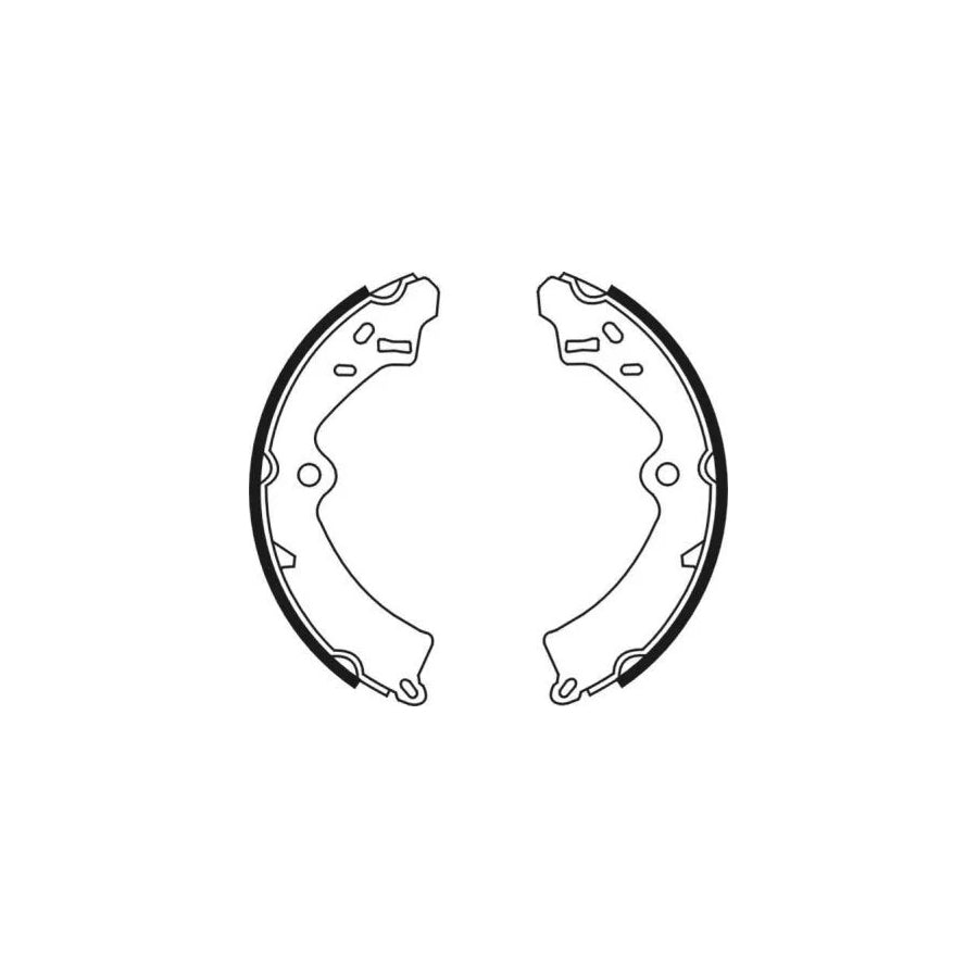 ABE C08006ABE Brake Shoe Set