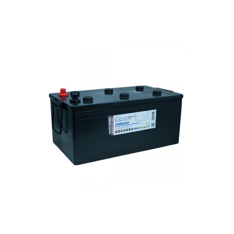 Q-Batteries 12SEM225 12V 225Ah Semi traction battery | ML Performance UK Car Parts