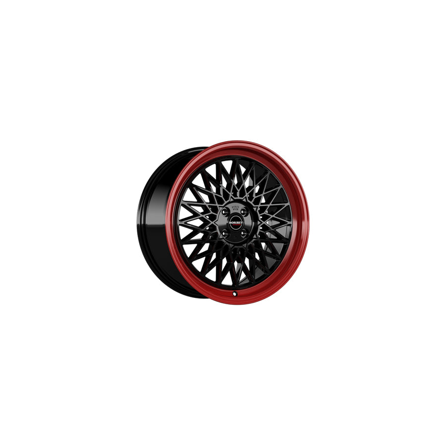 Borbet B 7x17 ET20 B 70720108465,1BRR Black Rim Red Wheel | ML Performance UK Car Parts