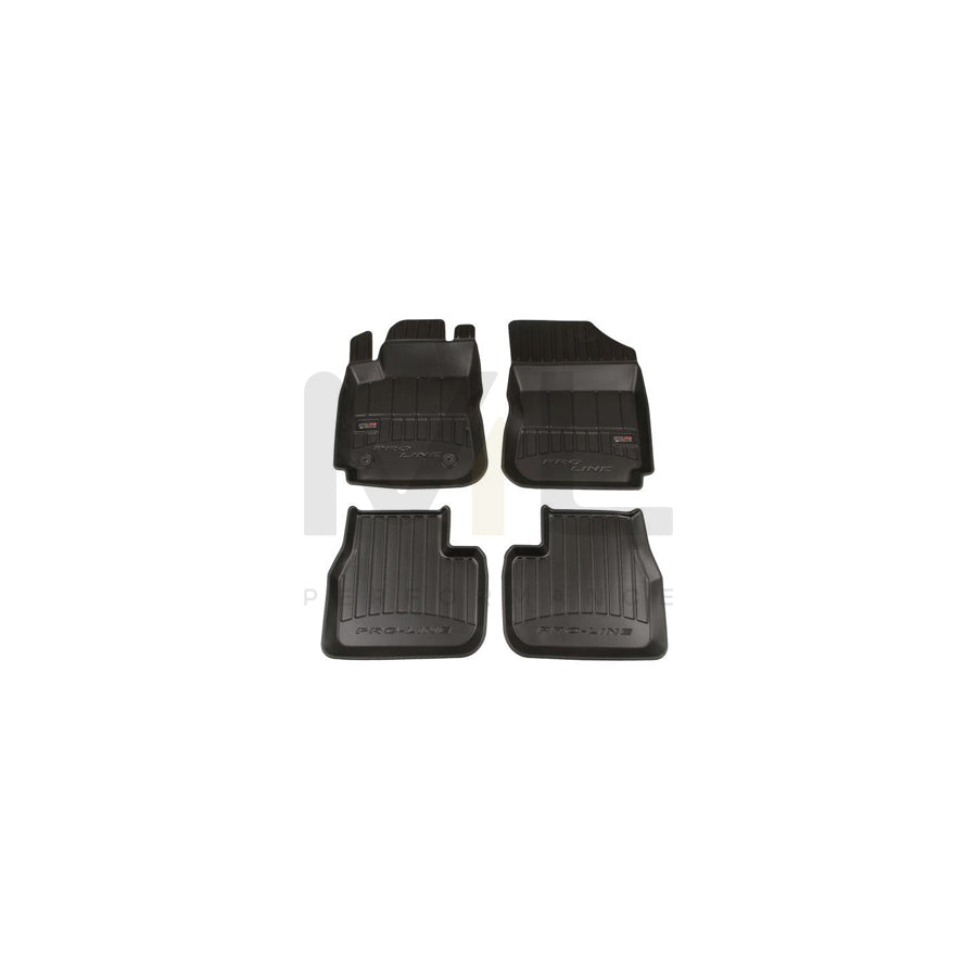 FROGUM Tailored 3D408173 Floor mat set for CITROテ起 C4 II Cactus Elastomer, Front and Rear, Quantity: 4, Black | ML Performance Car Parts