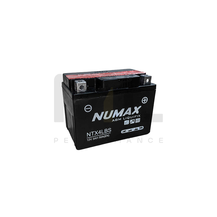 NTS4L-BS Numax Motorbike Battery YT4L-BS | Car Batteries UK | ML Performance Car Parts