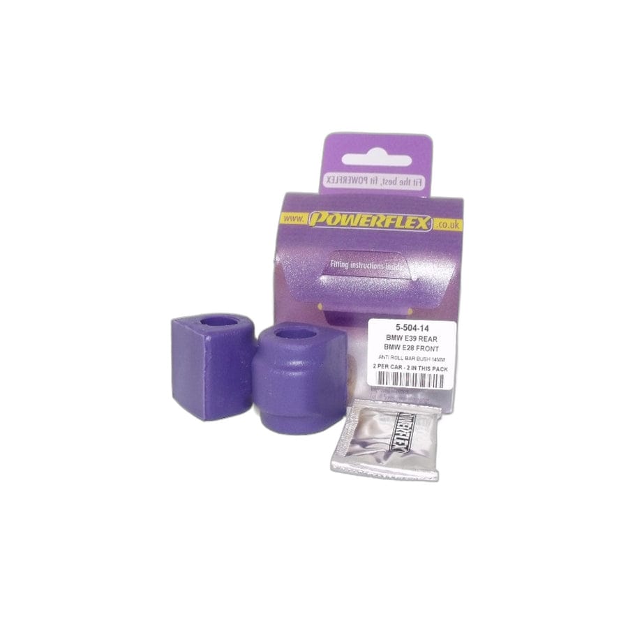 Powerflex PFR5-504-14 BMW E24 E28 E39 Rear Anti Roll Bar Mounting Bush 14mm (Inc. Z3 & M5) | ML Performance UK Car Parts