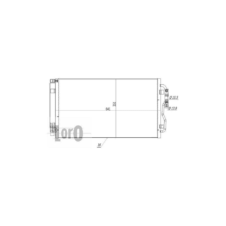 Abakus 0040160024 Air Conditioning Condenser | ML Performance UK