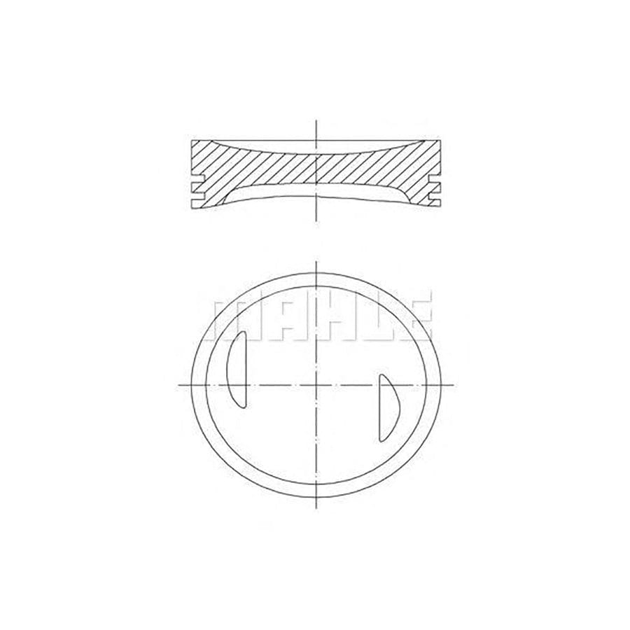 MAHLE ORIGINAL 643 07 02 Piston for SUZUKI VITARA 76 mm, with piston rings | ML Performance Car Parts
