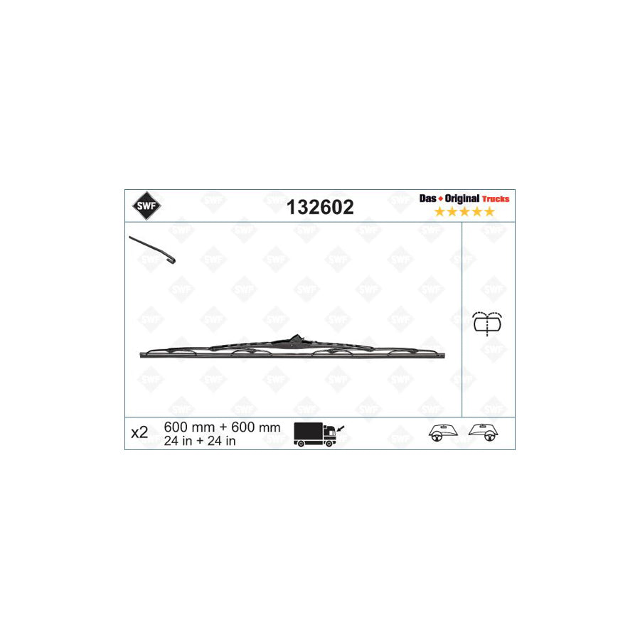 Swf Original 132602 Wiper Blade | ML Performance UK Car Parts
