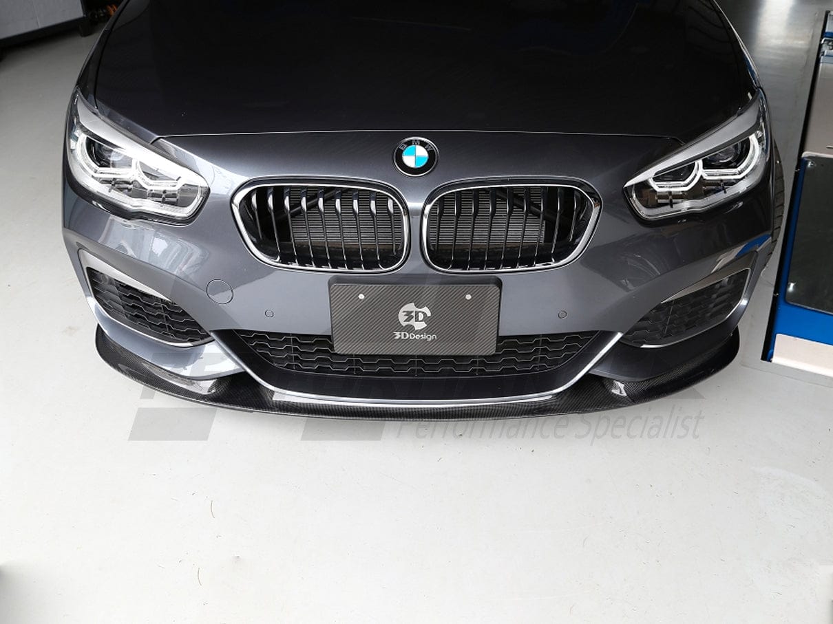 3D Design BMW 1 Series F20 LCI M140i Front Carbon Splitter - ML Performance UK