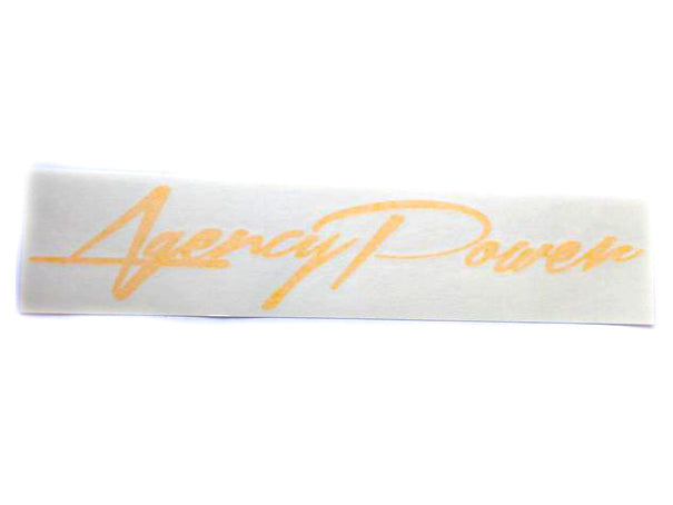 Agency Power Cursive Stickers - ML Performance UK