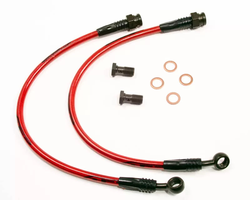 Agency Power AP-FD3S-410 Rear Steel Braided Brake Lines Mazda RX7 93-95 | ML Performance UK Car Parts