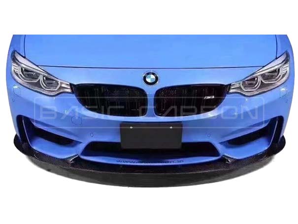 Basic Carbon BMW F80 F82 3D-Style Carbon Fibre Front Splitter (M3 & M4) - ML Performance UK