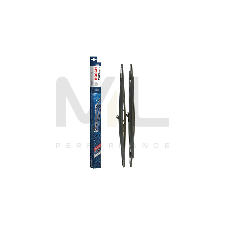 Bosch Super Plus Specific Wiper Blade Set With Spoilers 814S Front