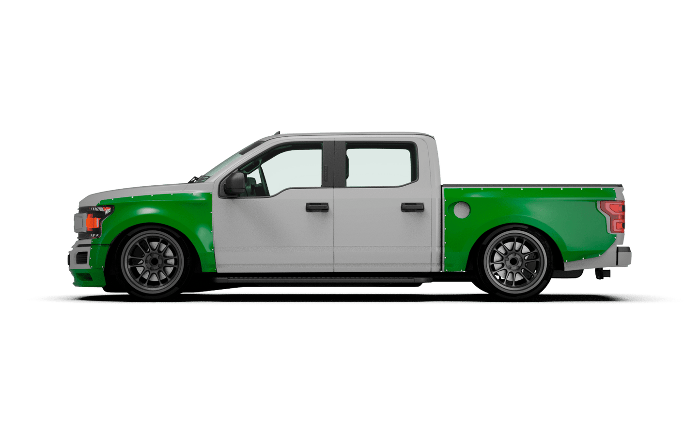 Clinched Ford F-150 (5.5 bed) Widebody Kit