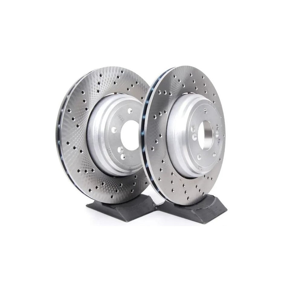 Genuine BMW E82 E90 E92 E93 350x24mm Rear Ventilated Brake Discs - Pair (1M & M3) - ML Performance UK