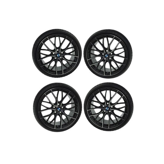 Genuine BMW 36115A734D4 F30 F32 F36 M Performance Double Spoke Style 405M Orbitgrey 20" Wheels with Summer Tyres (Inc. 320i, 328i, 330d & 440i)