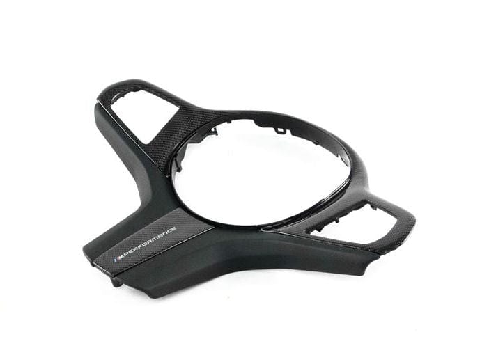 Genuine BMW F90 F91 G05 G06 G30 M Performance Carbon & Leather Steering Wheel Cover For Models With Heated Wheel (Inc. M550ix, X3 M, M5 & M8) - ML Performance UK