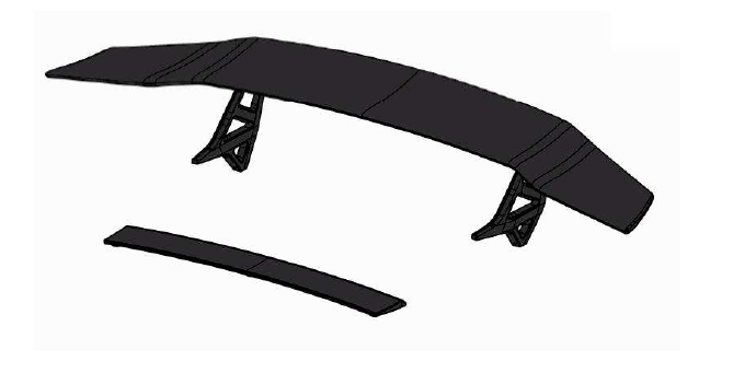 Genuine Lamborghini LP670-4 Murcielago SV Rear High Wing - ML Performance UK