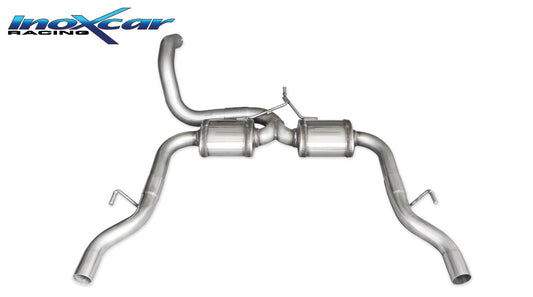 InoXcar Peugeot 308 GTI 1.6 (270cv) 2015+ Rear Silencers - ML Performance UK