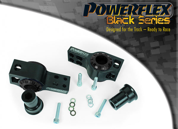 Powerflex Audi Skoda Seat Volkswagen Black Series Front Wishbone Rear Bush Anti-Lift & Caster Offset (Inc. 8P RS3, 1P Leon, 1Z Octavia & MK5 Golf)