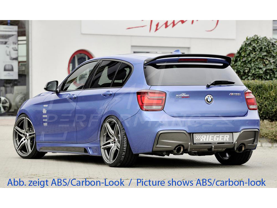 Rieger BMW 1 Series F20 F21 M135i PRE-LCI Diffuser - Carbon-Look