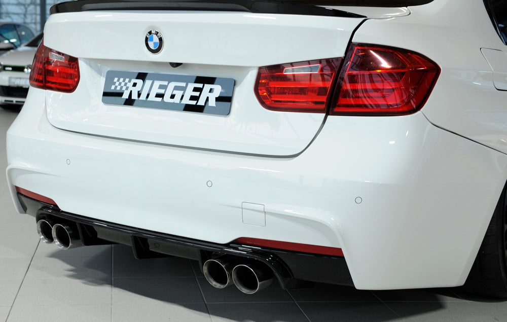 Rieger BMW 3 Series F30 F31 Rear Quad Diffuser (Inc. 320i, 335i & 340i) - ML Performance UK