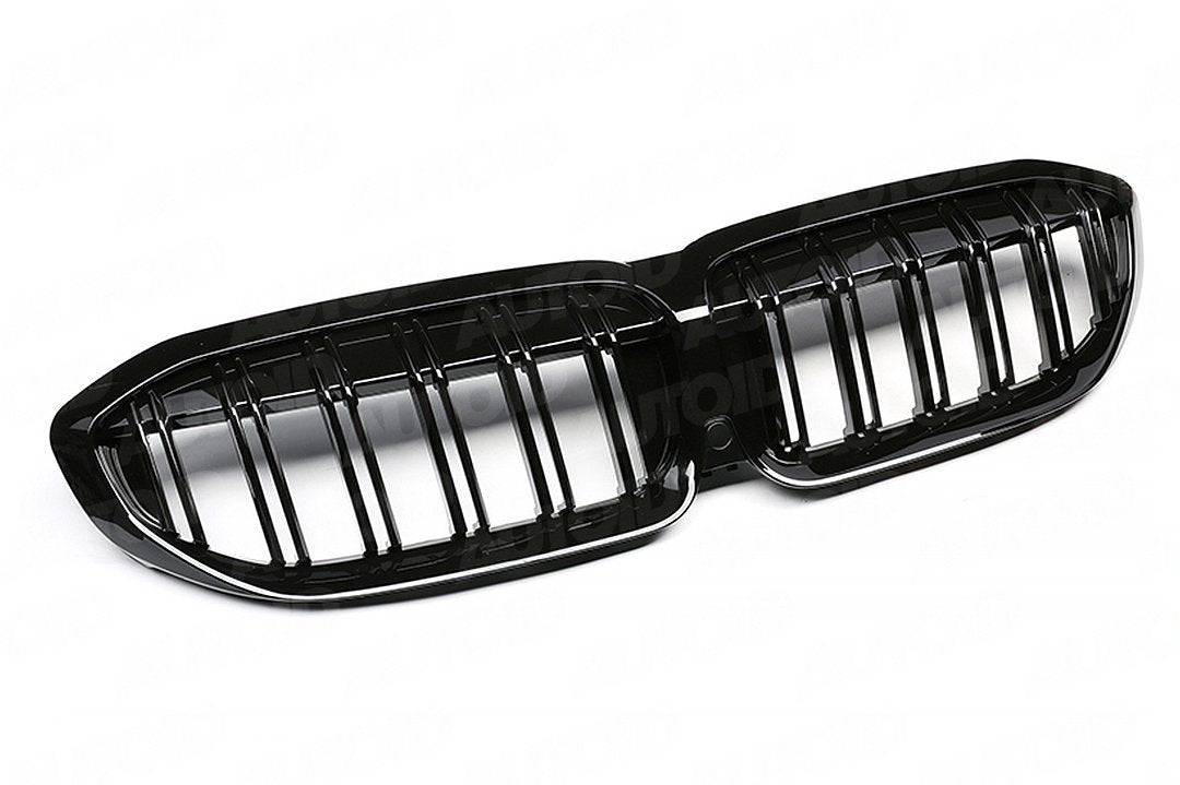 AUTOID BMW G20 G21 Gloss Black Kidney Grilles for BMW 3 Series (Inc. 320d, 320dx, 330i & 330ix) - ML Performance UK